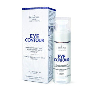 FARMONA NEW EYE CONTOUR Dermowygładzający trójaktywny krem pod oczy 30 ml