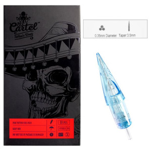 Cartridge do tatuażu El Cartel 0.35mm 3RS Shader 10 szt.