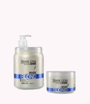 Stapiz - Maska Sleek Line Do Włosów Blond, Siwych I Rozjaśnianych 1l Wyprz
