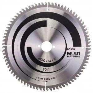 Bosch Tarcza Pilarska Multi Material 250x30 Z80