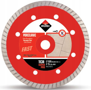 Tarcza Diamentowa Do Gresu Tcr 125mm Superpro Rubi