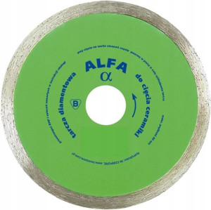 Tarcza Diamentowa Gładka Do Glazury Alfa 250mm