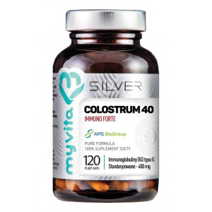 Colostrum 400mg, 40% Immunoglobuliny typu G wołowe (120 kaps.)
