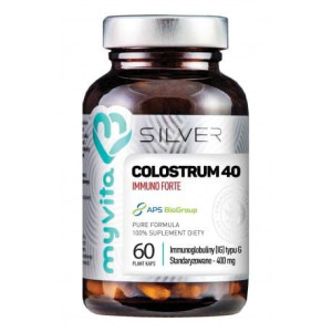 Colostrum 400mg , 40% Immunoglobuliny typu G wołowe (60 kaps.)