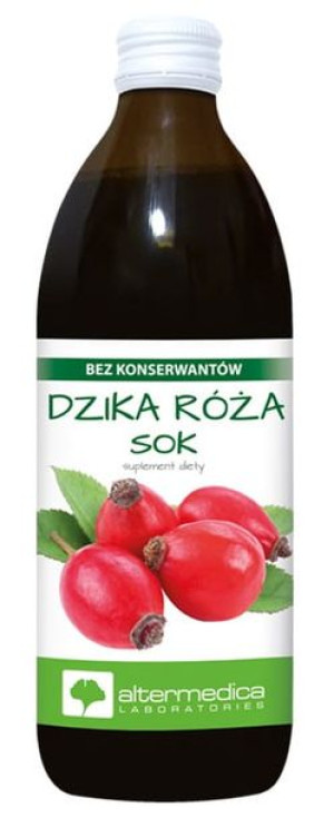Dzika róża SOK 100% Altermedica (500ml)
