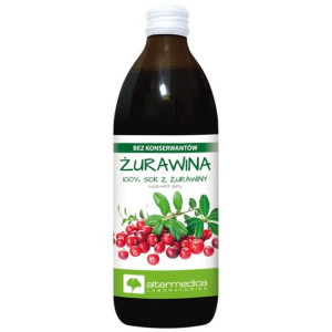 Żurawina SOK 100% Altermedica (500ml)