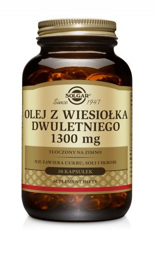 Olej z Wiesiołka Dwuletniego (kwas linolowy i gamma-linolenowy) (1300mg) SO