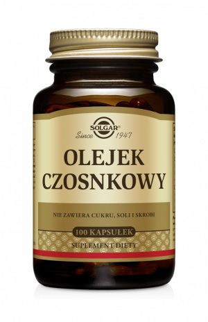 Olejek Czosnkowy (1mg) SOLGAR (100 kps)