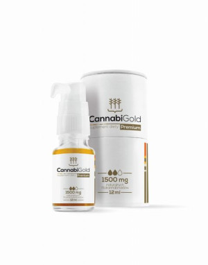 CannabiGold Premium 1500mg 15% Olejek CBD (12ml)