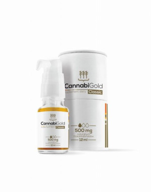 CannabiGold Classic 500mg 5% Olejek CBD (12ml)