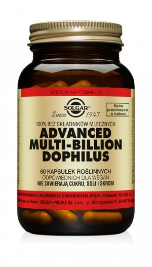 Advanced Multi-Billion Dophilus (Probiotyk) SOLGAR (60 kps)