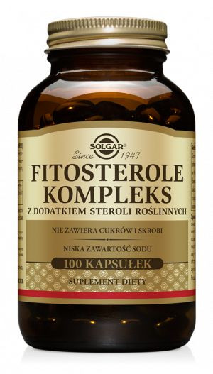 Fitosterole Kompleks (sterole roślinne) 1800mg SOLGAR (100 kps)