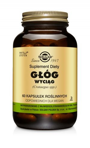 Głóg wyciąg (150mg) SOLGAR (60 kps)