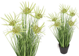 Trawa W Doniczce Sztuczna Roślina Kwiaty 47cm