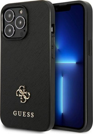 Etui Guess GUHCP13LPS4MK Apple iPhone 13 Pro czarny/black hardcase Saffiano