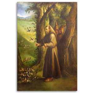 REPRODUKCJA Święty Franciszek z Asyżu 60x90
