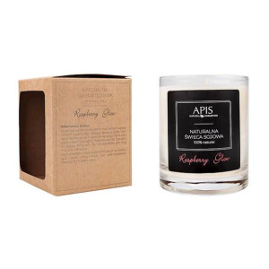 Apis Naturalna Świeca Sojowa Raspberry Glow 220 G