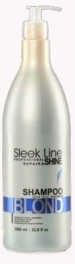Stapiz Szampon Sleek Line Blond Z Jedwabiem 1l