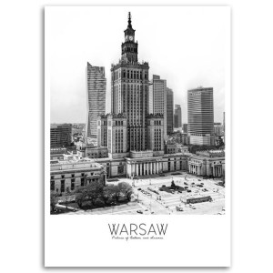 OBRAZ NA PŁÓTNIE Warszawa Pałac Kultury 80x120