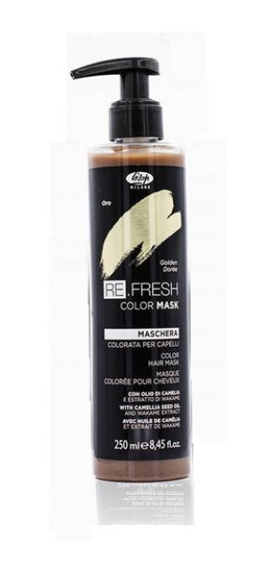 Lisap Refresh Maska Koloryzujaca Wlosy Gold Zloty