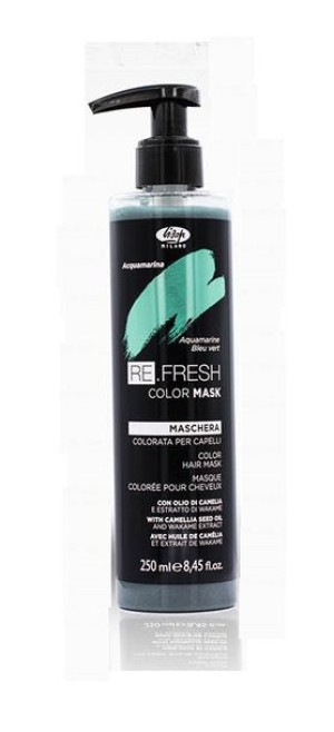 Lisap Refresh Maska Koloryzujaca Wlosy Aquamarine Akwamarynowy