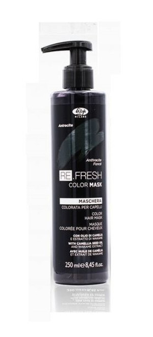 Lisap Refresh Maska Koloryzujaca Wlosy- Anthracite Antracytowy