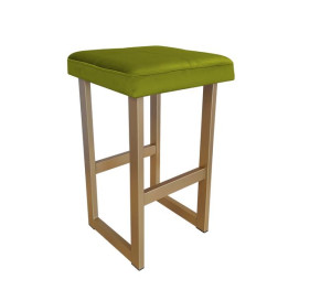Hoker krzesło barowe Alex Loft 60 cm podstawa złota