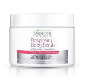 Bielenda Malinowy Peeling Do Ciała Z Bio-kofeiną Z Guarany 550g
