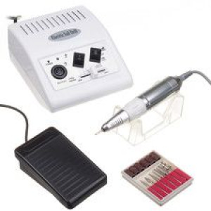 Frezarka do manicure JD500 Biała + zestaw frezów