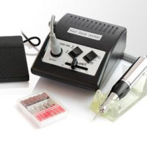 Frezarka do manicure JD500 Czarna + zestaw frezów