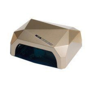 BEAUTY SYSTEM Lampa LED 36W DIAMOND do paznokci BS-557 złota