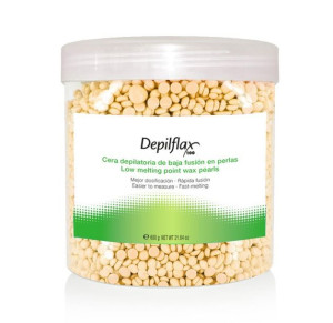 Depilflax 100 Wosk Twardy Bezpaskowy Do Depilacji Perełka 600g Naturalny