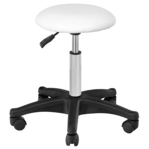 Taboret Kosmetyczny Am-312 Biały