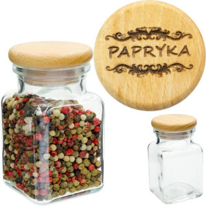 Słoiczek Na Przyprawy 150ml Przykrywka Z Grawerem