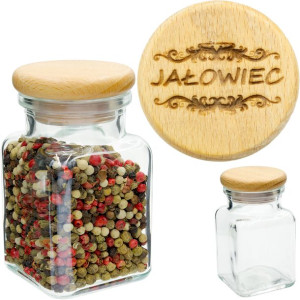 Słoiczek Na Przyprawy 150ml Przykrywka Z Grawerem