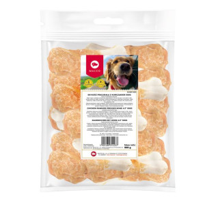 MACED Kość prasowana biała z kurczakiem 500g