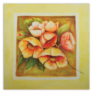 OBRAZY DO SALONU Kwiaty Kolorowe Rośliny 60x60