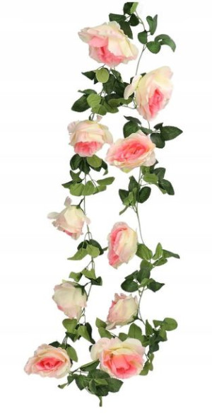 Róża Róże Girlanda Róż 210 Cm Ozdoba