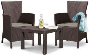 Komplet Ogrodowy Rosario Set Brown