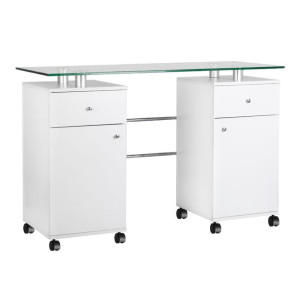 Biurko Kosmetyczne Glass Mt-33 Białe