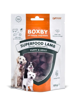 JOHN DOG BOXBY Superfood Lamb with beet & nettle 120g