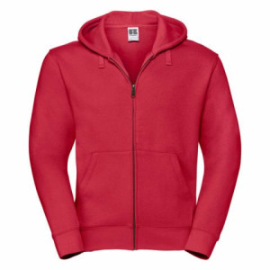 Bluza męska rozpinana z kapturem Authentic Russell Classic Red L
