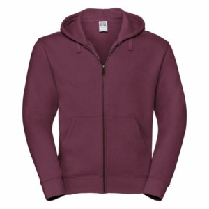 Bluza męska rozpinana z kapturem Authentic Russell Burgund 41 XXL