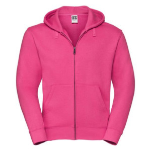Bluza męska rozpinana z kapturem Authentic Russell Fuchsia 57 M