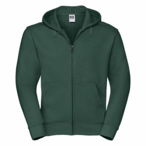Bluza męska rozpinana z kapturem Authentic Russell Butelkowy Zielony 38 XL