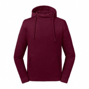 Bluza Unisex z wysokim kołnierzem Pure Organic Russell Burgund 41 L