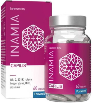 Inamia Capilis cera naczynkowa - Suplement Diety 60 kaps. - Formeds