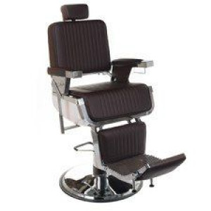 BEAUTY SYSTEM Fotel barberski LUMBER BH-31823 Brązowy