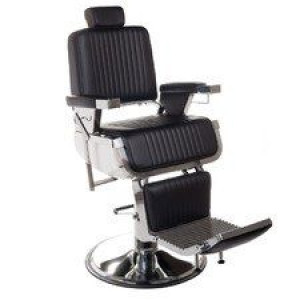 BEAUTY SYSTEM Fotel barberski LUMBER BH-31823 Czarny