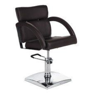 BEAUTY SYSTEM Fotel fryzjerski DINO brązowy BR-3920